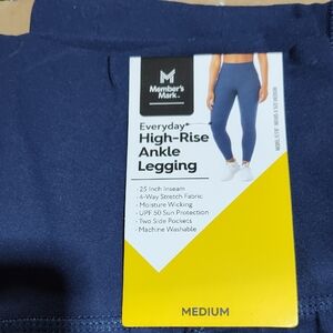 Member's Mark Navy High-Rise Ankle Legging